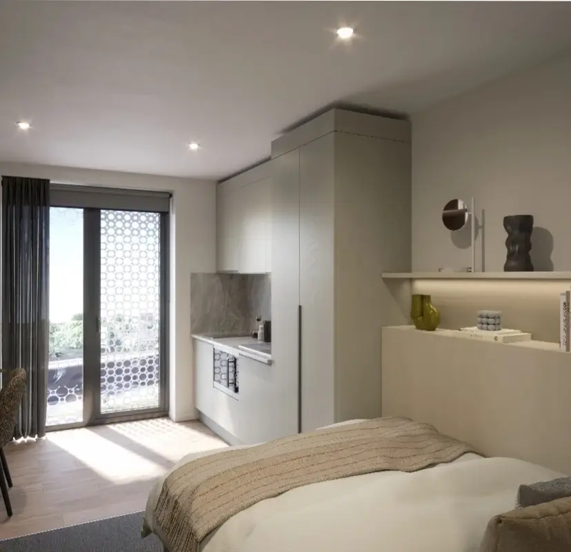 View of an ensuite studio apartment at Acer