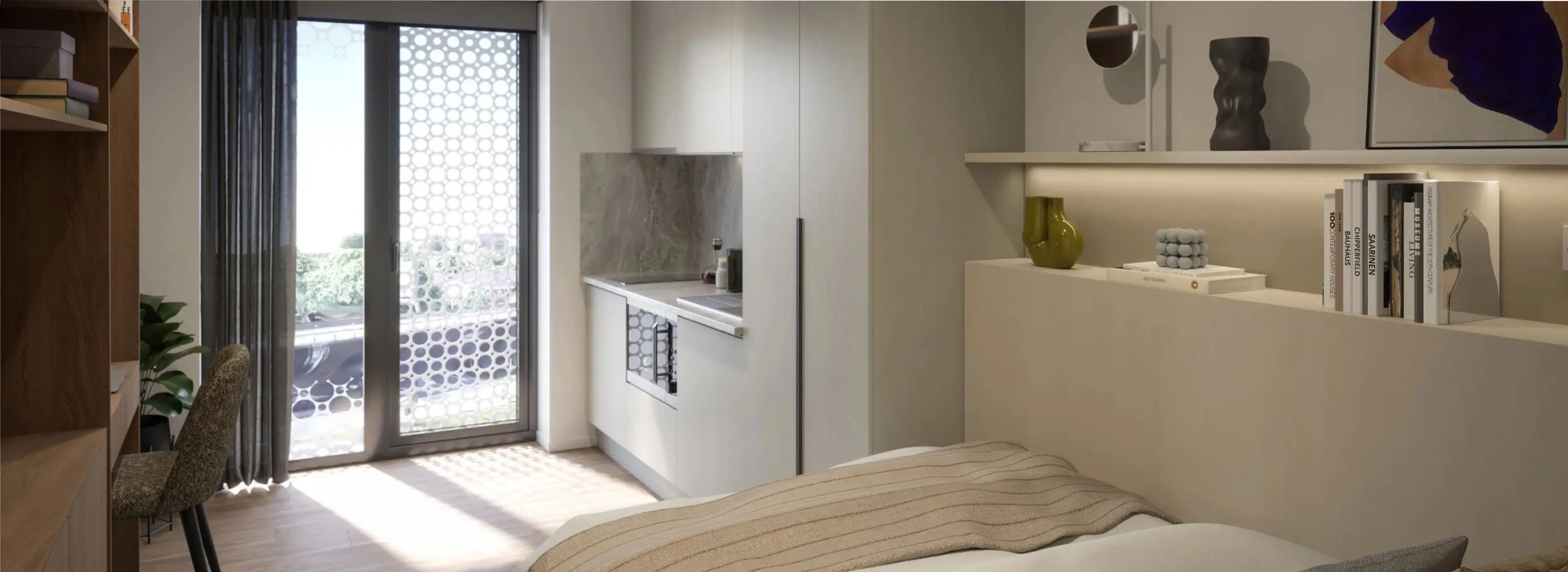 View of an ensuite studio apartment at Acer
