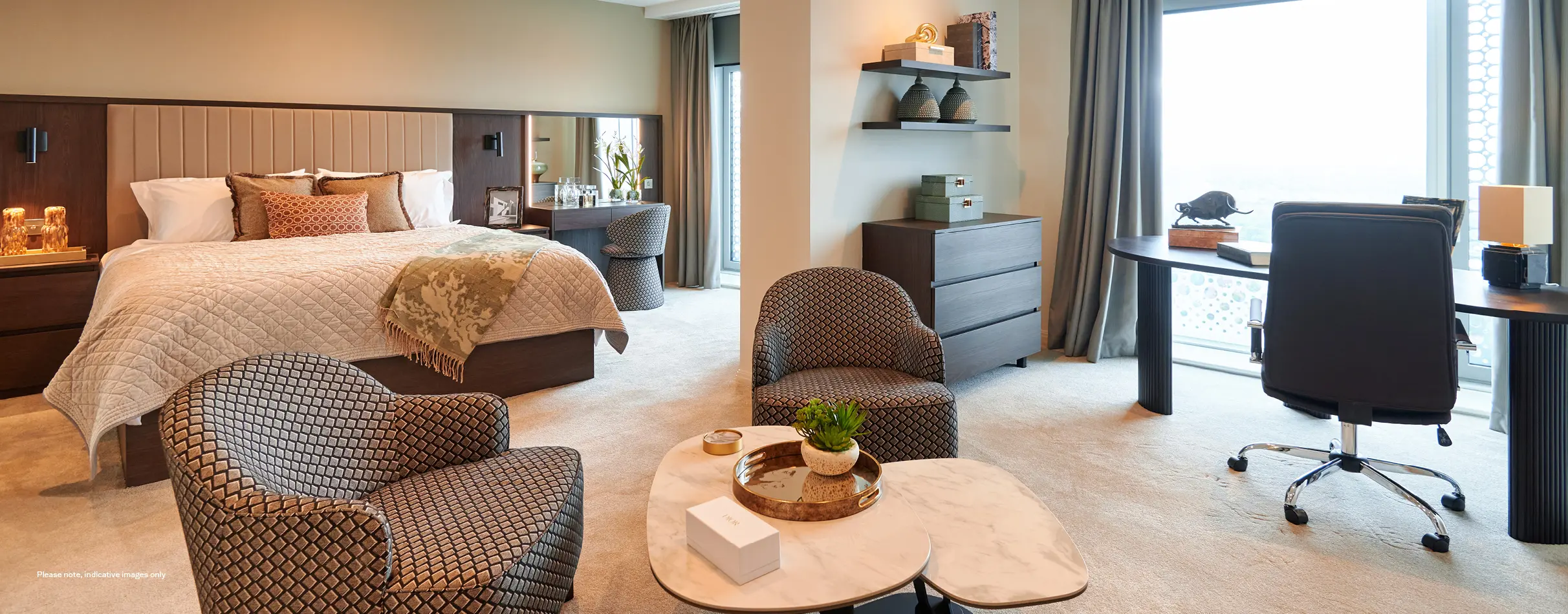 Garden Manchester Penthouse Primary Bedroom