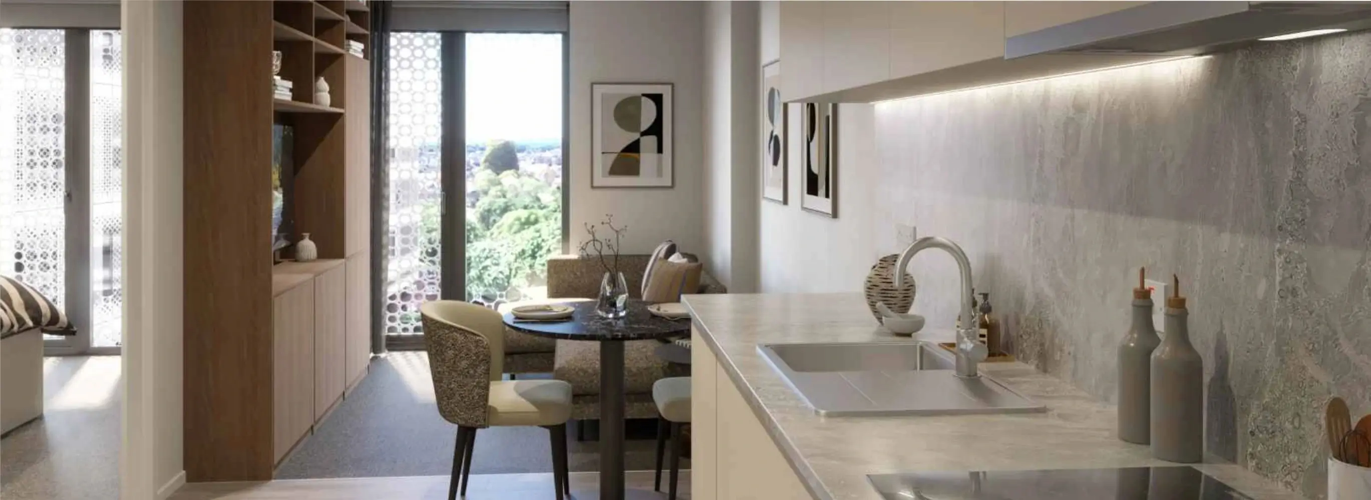 View of a luxury apartment at Acer