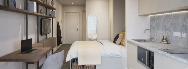 Premium Studio at The Fernley, Square Gardens, Manchester